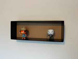 Single Row Display case for Funko Pops, Wall Mountable, Stackable [Cardboard]