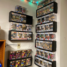 Load image into Gallery viewer, Single Row Display case for Funko Pops, Wall Mountable, Stackable [Cardboard]